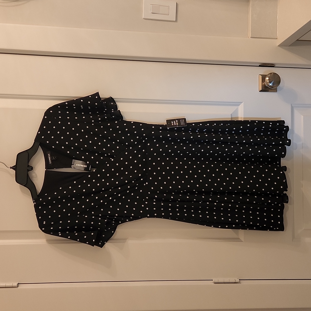 Express Polka Dot Dress Size 4